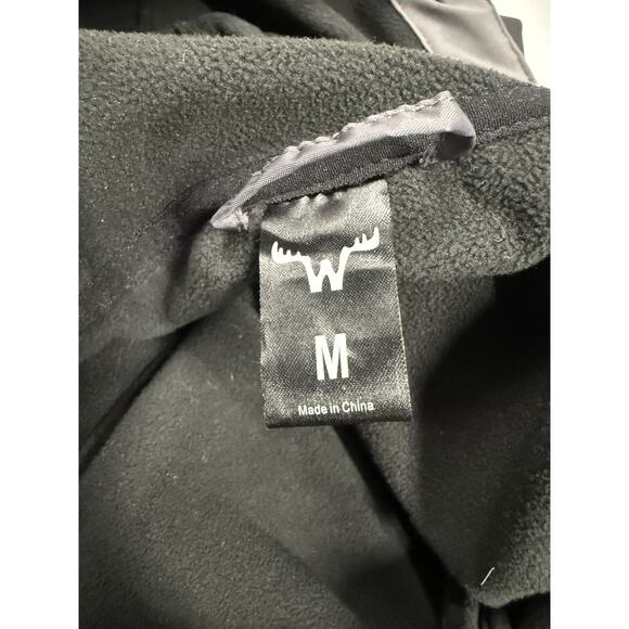 Moosejaw Mountaineering Men’s Soft Shell Hooded Jacket Fleece Lined Black Medium - Picture 4 of 8